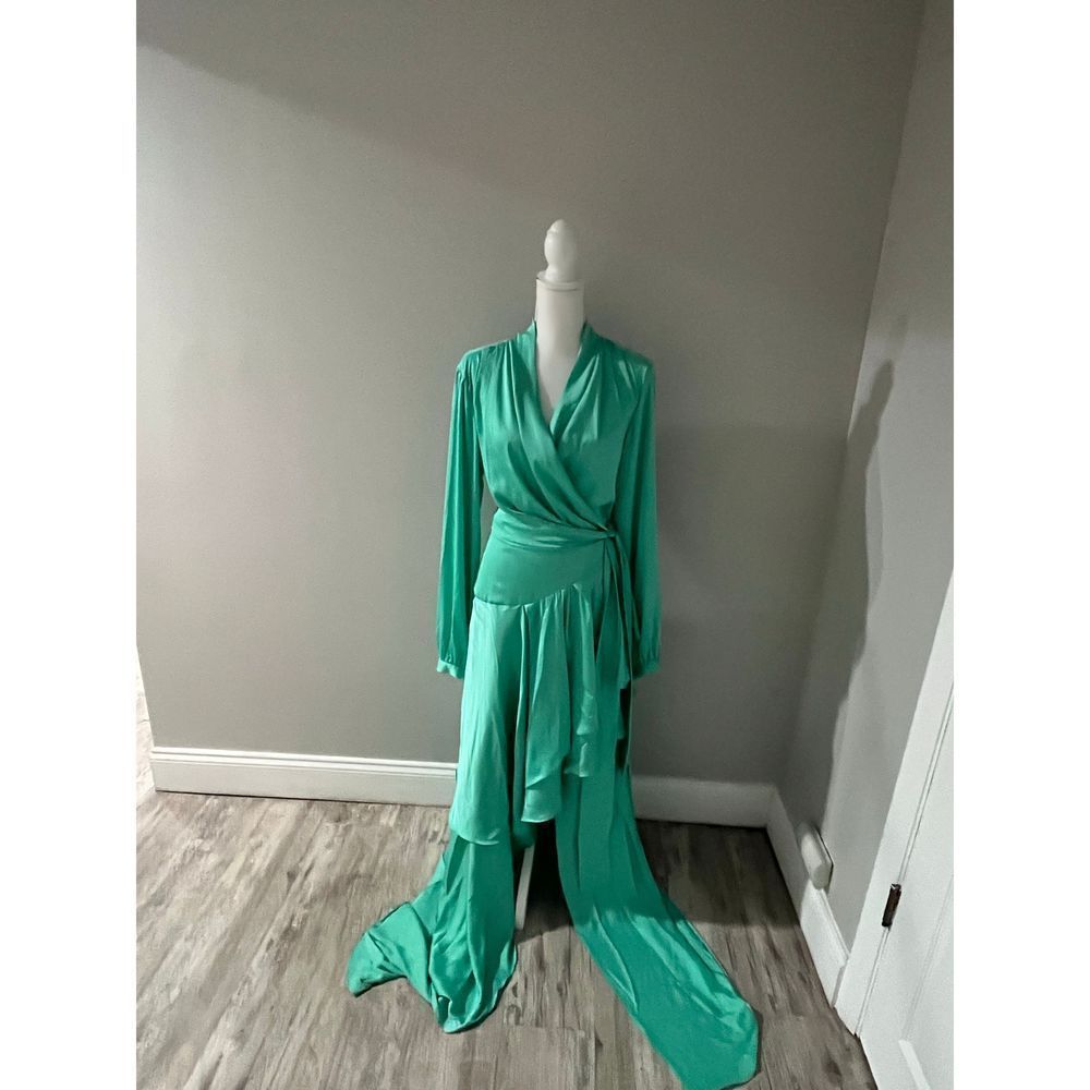 PatBO High-Low Wrap Dress size 8 NWT - Picture 5 of 9